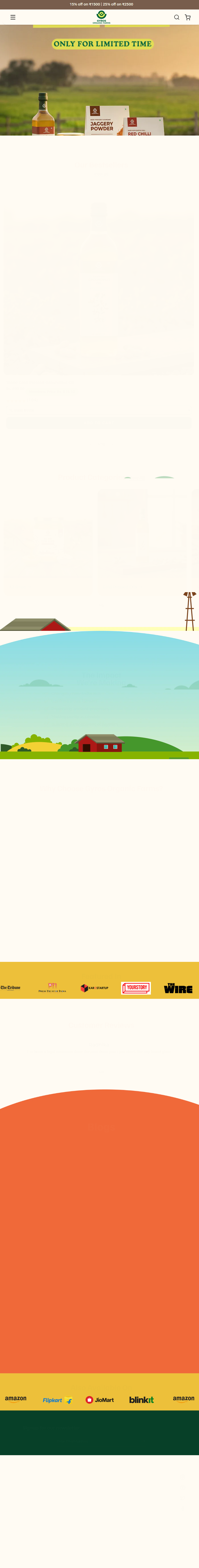 Gyros Farm(Organic Product Ecommerce Website